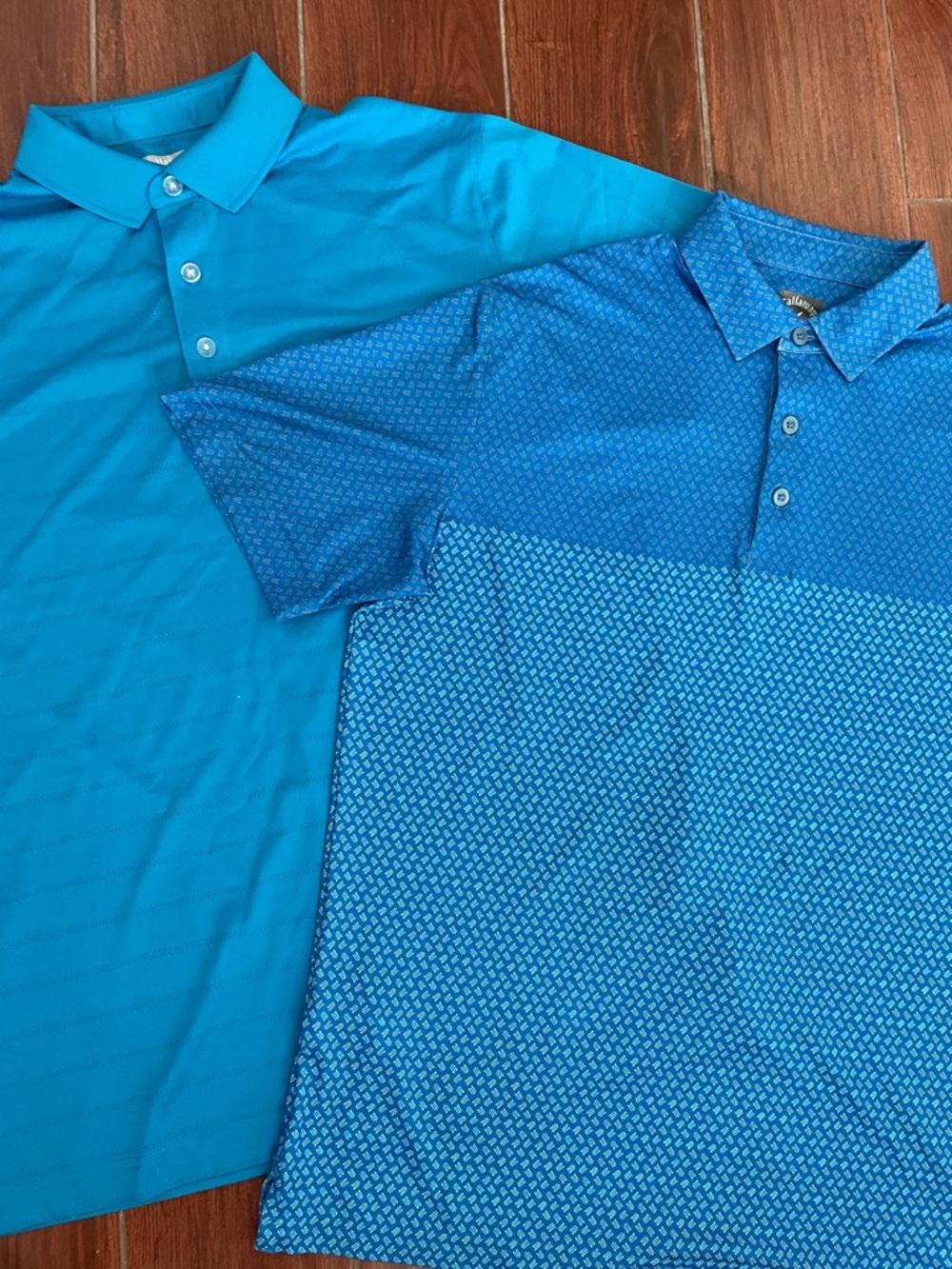 Men's Blue Callaway Polo Shirt Classic Short Sleeve Size Medium New without tag